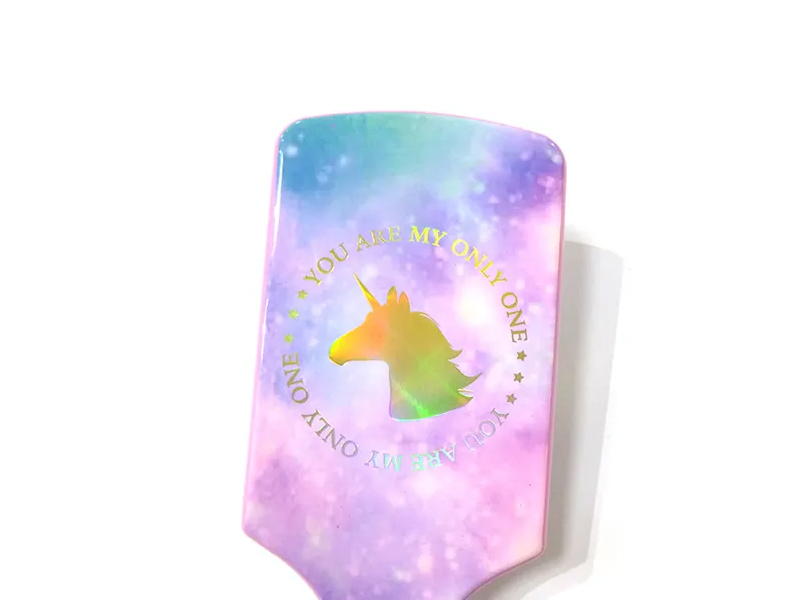 برس مو پلاستیکی رنگارنگ Sparkle Unicorns