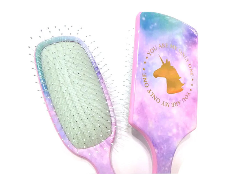 برس مو پلاستیکی رنگارنگ Sparkle Unicorns