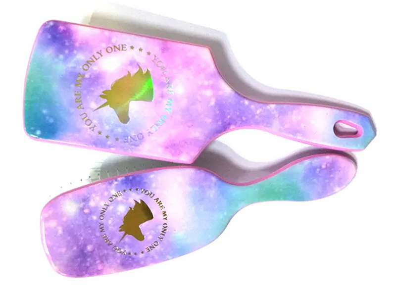 برس مو پلاستیکی رنگارنگ Sparkle Unicorns