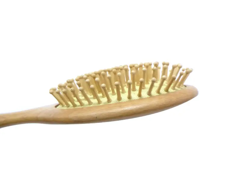 برس موی گراز بیضی شکل چوبی